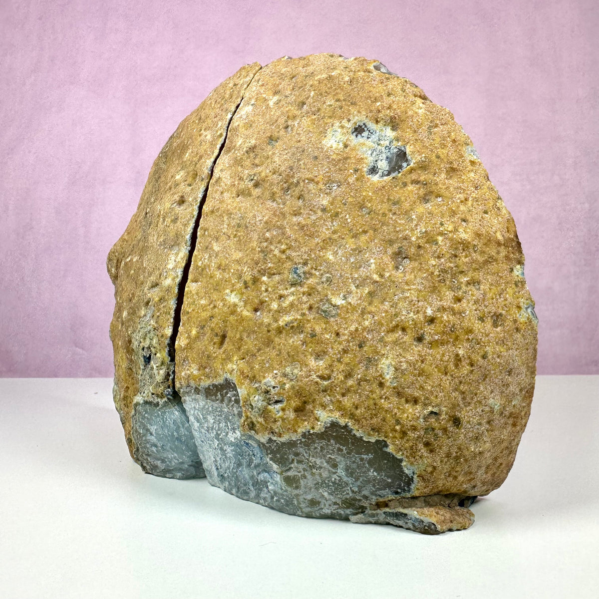 Kvarts bogstøtte, blå