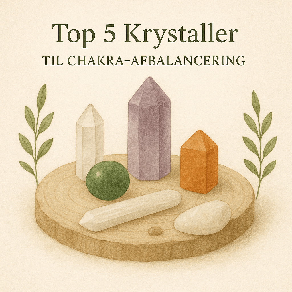 Top 5 krystaller til chakra-afbalancering