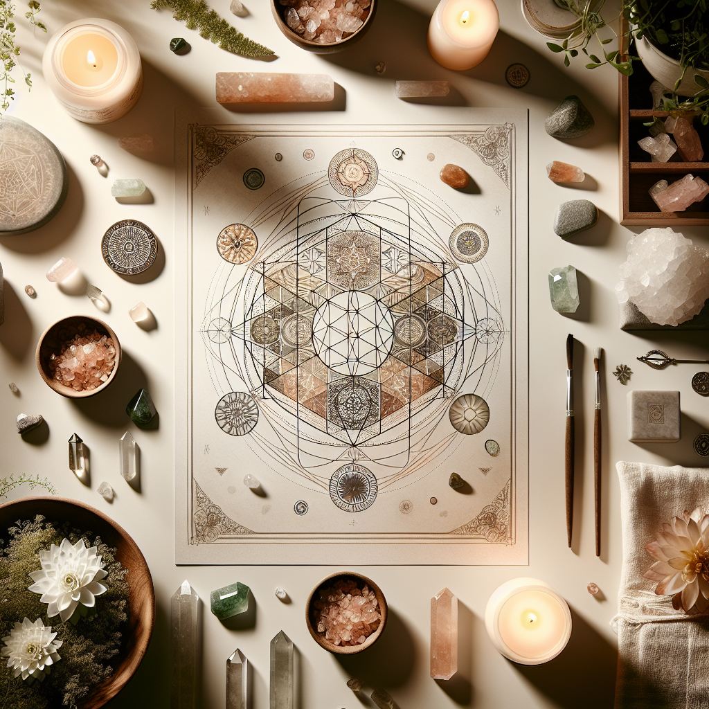 Krystalgitter: Geometriens kraft i krystalhealing - En dybdegående guide til at skabe og aktivere krystalgitter for forskellige formål.