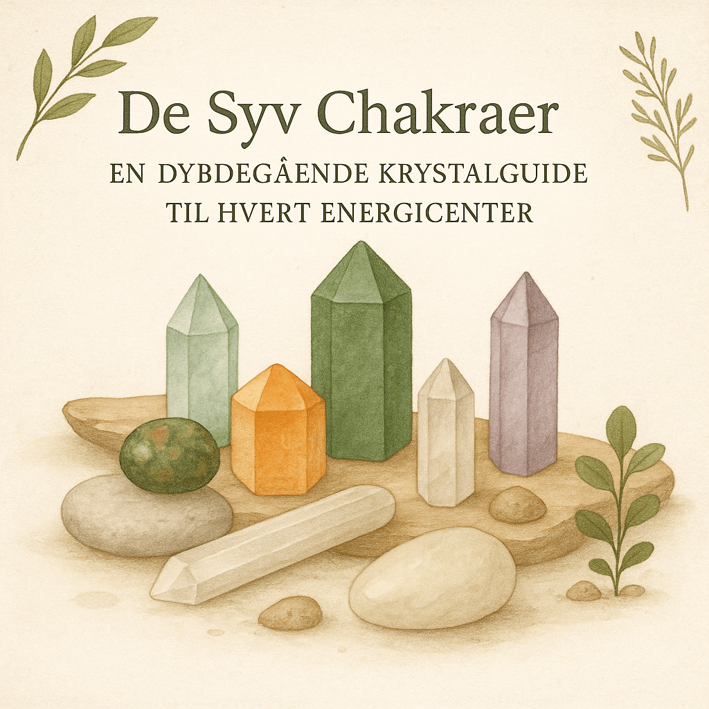 De syv chakraer: En dybdegående krystalguide til hvert energicenter