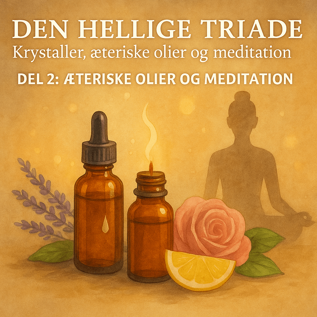 Den hellige triade: krystaller, æteriske olier og meditation